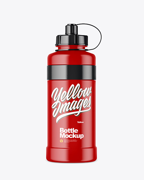 Download 1000ml Matte Plastic Sport Bottle Mockup In Bottle Mockups On Yellow Images Object Mockups PSD Mockup Templates