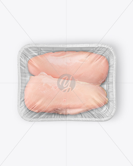 Download Plastic Tray With Chicken Fillet Mockup In Tray Platter Mockups On Yellow Images Object Mockups