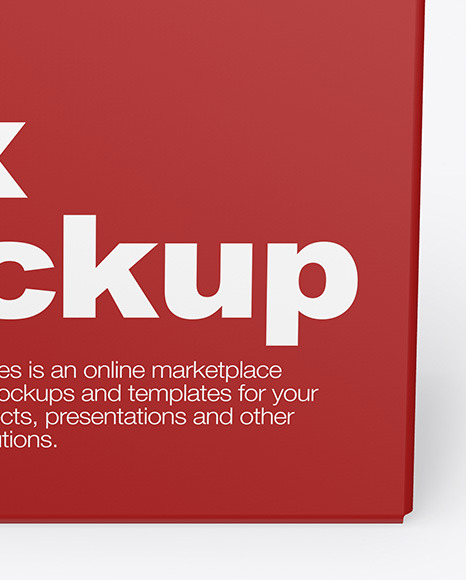 Paper Box Mockup PSD #1