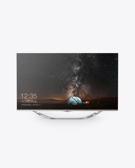 Download Metallic TV Mockup - Device Mockups