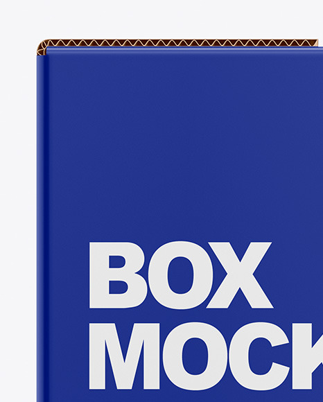 Paper Box Mockup PSD #3