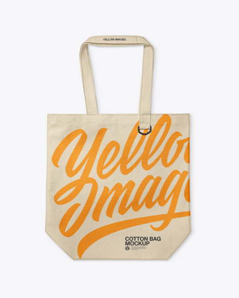 Download Cotton Bag Mockup In Apparel Mockups On Yellow Images Object Mockups