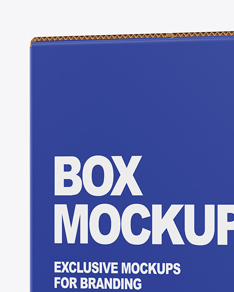 Paper Box Mockup PSD #2