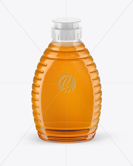 Download Clear Plastic Honey Bottle Mockup In Bottle Mockups On Yellow Images Object Mockups Yellowimages Mockups