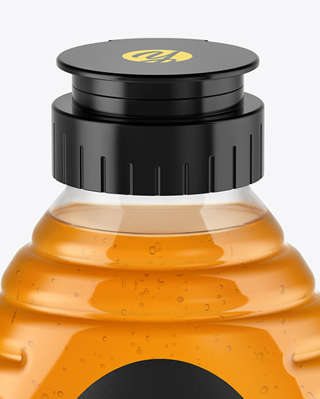 Download Clear Plastic Honey Bottle Mockup In Bottle Mockups On Yellow Images Object Mockups PSD Mockup Templates