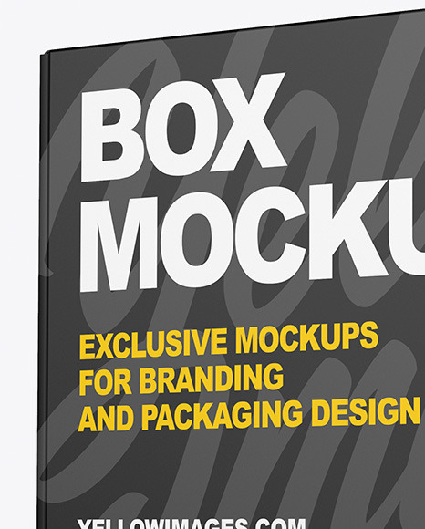 Paper Box Mockup PSD #2