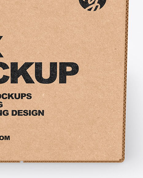 Download Kraft Box Mockup In Box Mockups On Yellow Images Object Mockups PSD Mockup Templates