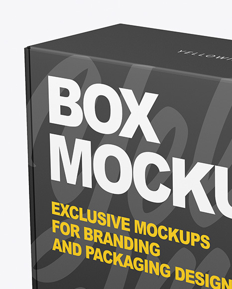 Paper Box Mockup PSD #2