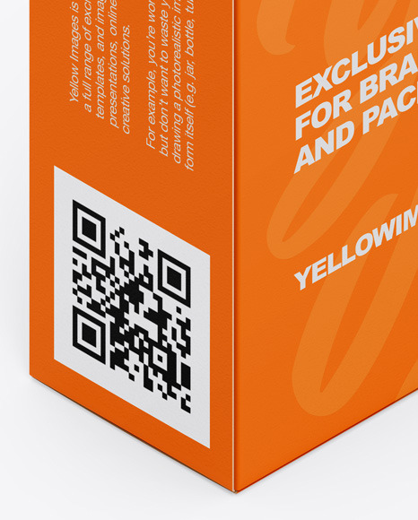 Paper Box Mockup In Box Mockups On Yellow Images Object Mockups