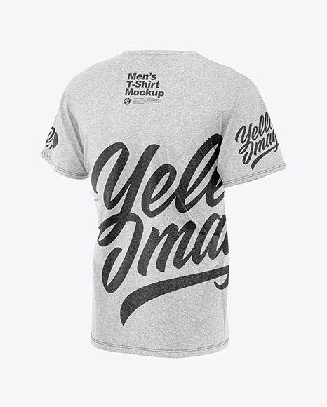 Melange Men’s T shirt Mockup PSD #2