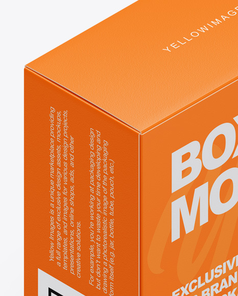 Paper Box Mockup PSD #4