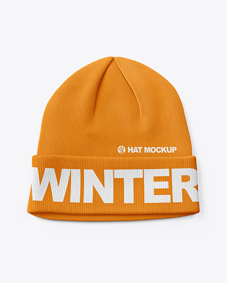 Winter Hat Mockup PSD #2