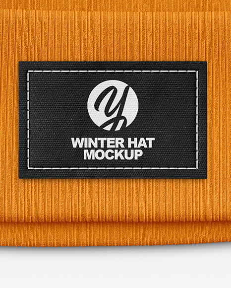 Winter Hat Mockup PSD #6