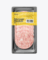 Tray With Sausage Mockup
