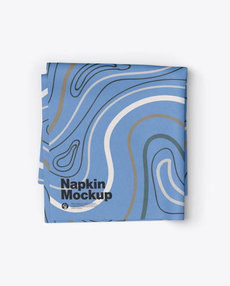 Download Textured Napkin Mockup In Stationery Mockups On Yellow Images Object Mockups