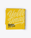 Textured Napkin Mockup