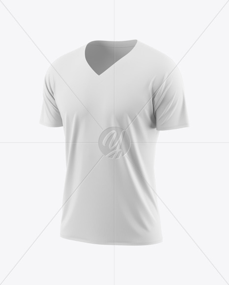 Download Men S Raglan V Neck T Shirt Mockup In Apparel Mockups On Yellow Images Object Mockups