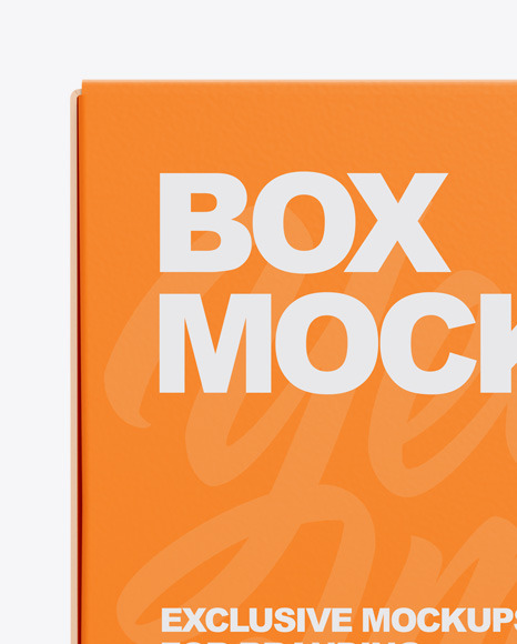 Paper Box Mockup PSD #3