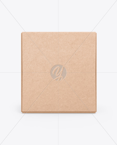 Kraft Box Mockup PSD #1