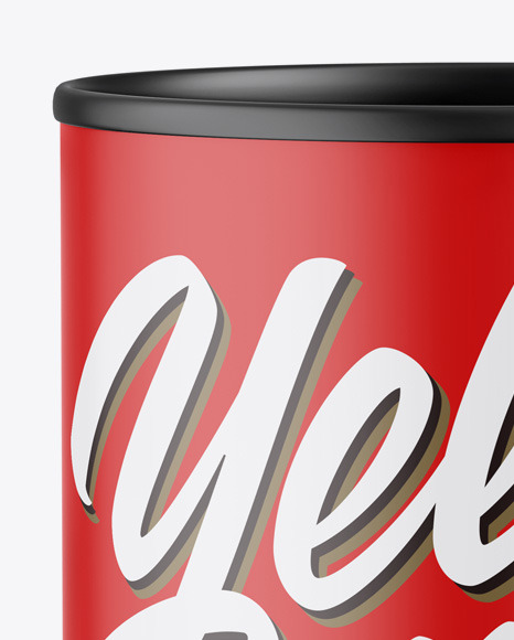Matte Can Mockup PSD #1