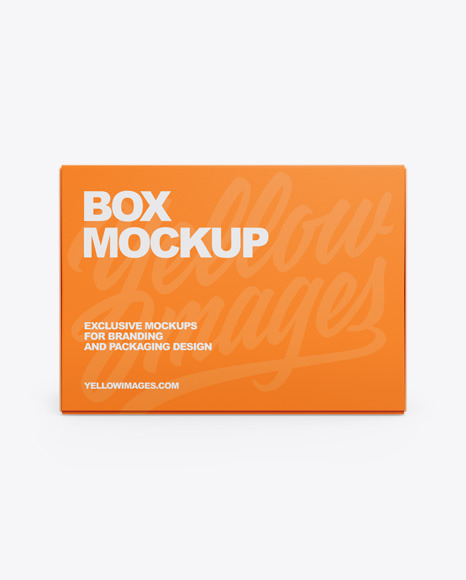 Download Paper Box Mockup In Box Mockups On Yellow Images Object Mockups PSD Mockup Templates