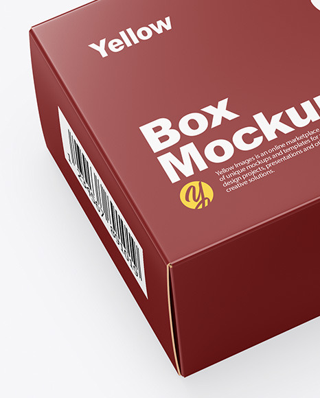 Download Paper Box Mockup In Box Mockups On Yellow Images Object Mockups PSD Mockup Templates