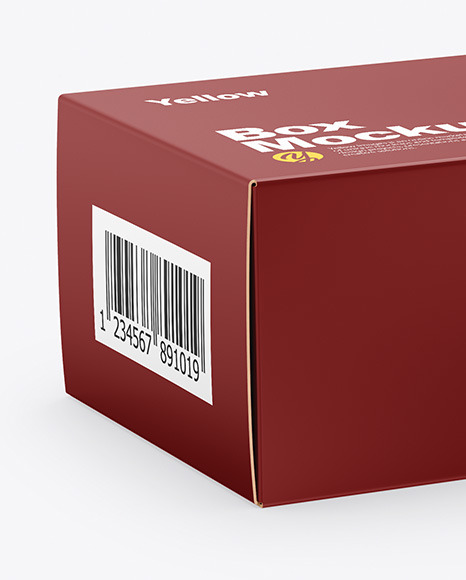 Download Paper Box Mockup In Box Mockups On Yellow Images Object Mockups