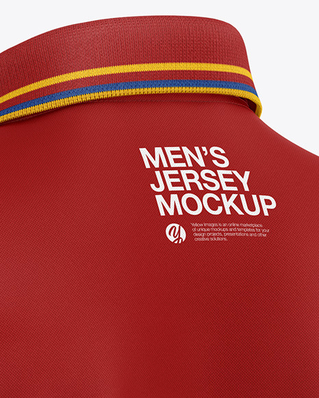 Men s Short Sleeve Polo Shirt Mockup PSD #1