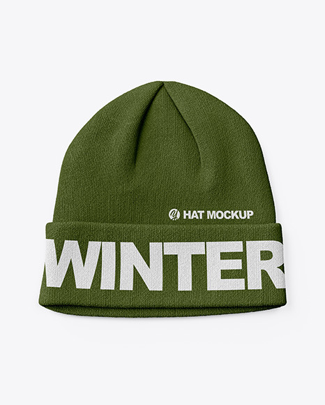 Winter Hat Mockup PSD #4