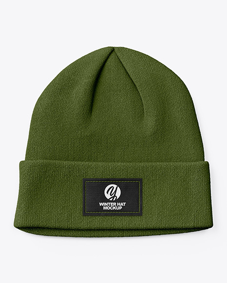 Winter Hat Mockup PSD #6