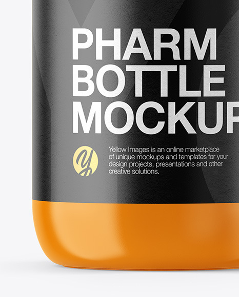 Glossy Bottle Mockup PSD #7