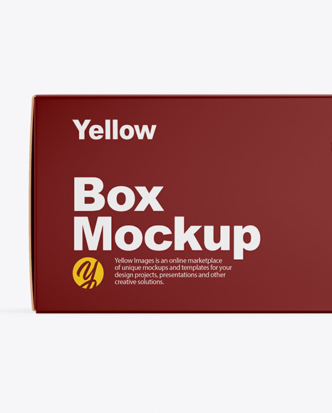 Paper Box Mockup PSD #2