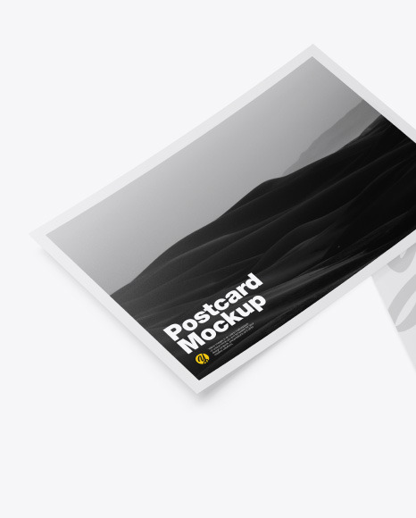 Matte A5 Postcard Mockup PSD #2