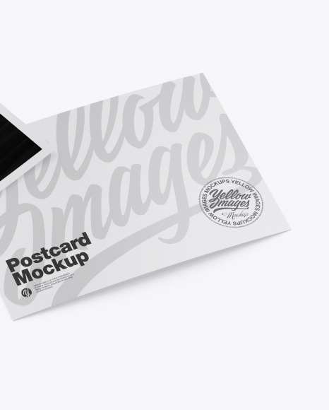 Matte A5 Postcard Mockup PSD #1