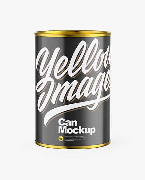 Glossy Can Mockup PSD #2