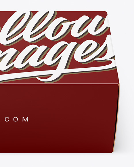Paper Box Mockup PSD #1