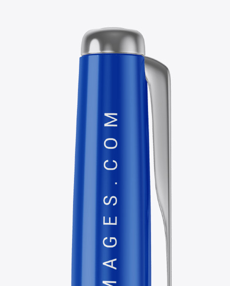 Glossy Pen w  Metallic Finish Mockup PSD #1