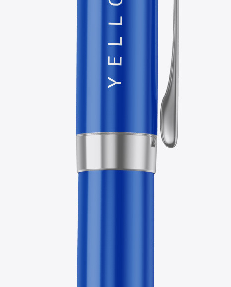 Glossy Pen w  Metallic Finish Mockup PSD #6