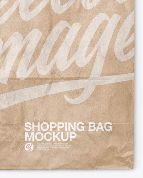 Kraft Shopping Bag Mockup PSD #6