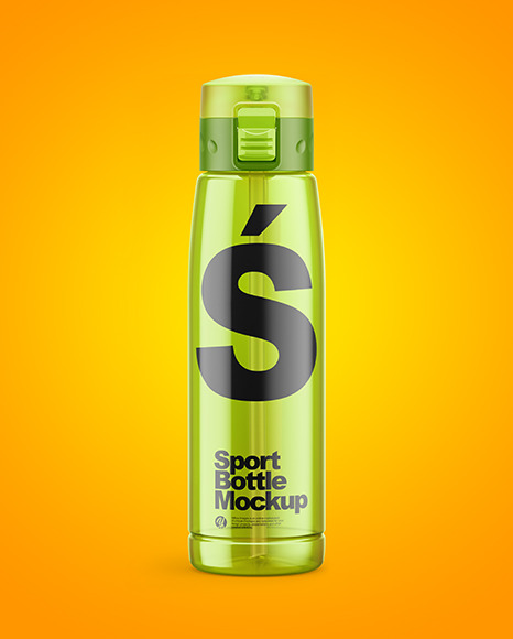 Download Sport Bottle Mockup In Bottle Mockups On Yellow Images Object Mockups