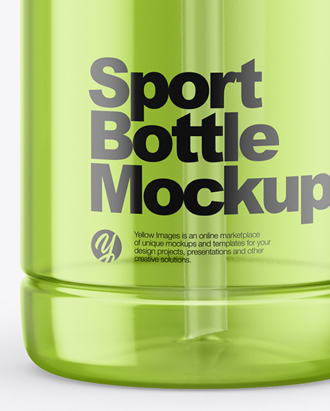 Download Sport Bottle Mockup In Bottle Mockups On Yellow Images Object Mockups