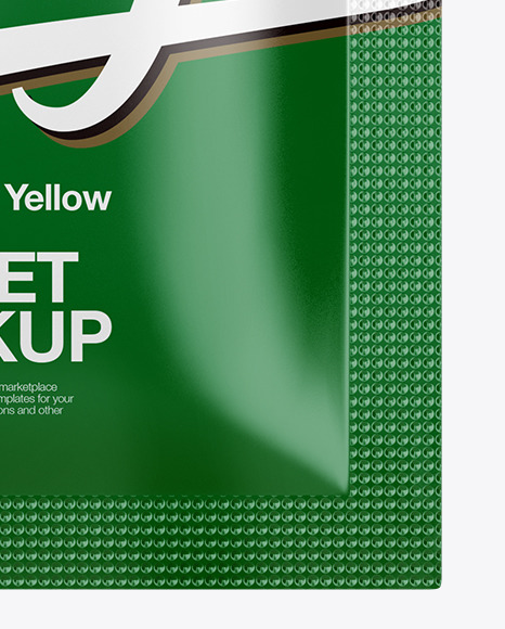 Download Square Paper Sachet Mockup In Sachet Mockups On Yellow Images Object Mockups