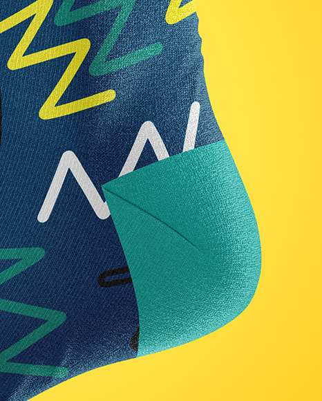 Download Sock Mockup In Apparel Mockups On Yellow Images Object Mockups