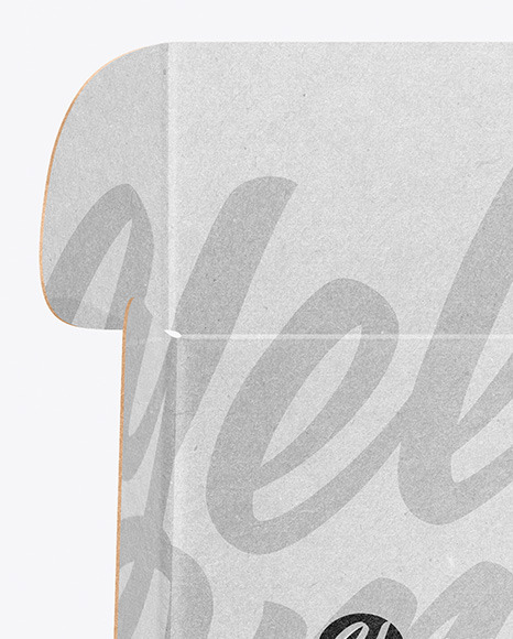 Kraft Box Mockup PSD #2