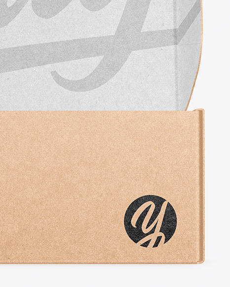 Kraft Box Mockup PSD #1