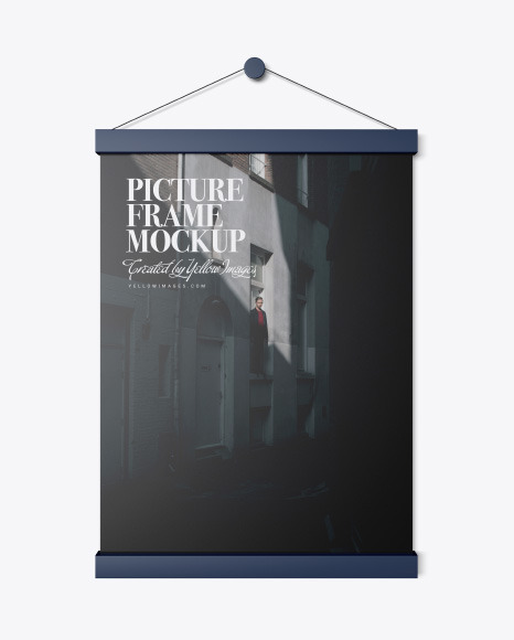 Matte Picture Frame Mockup PSD #3