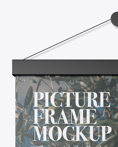 Matte Picture Frame Mockup PSD #4