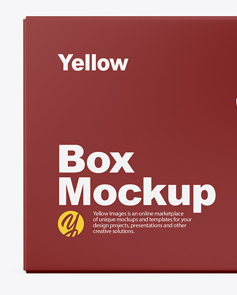 Paper Box Mockup PSD #2