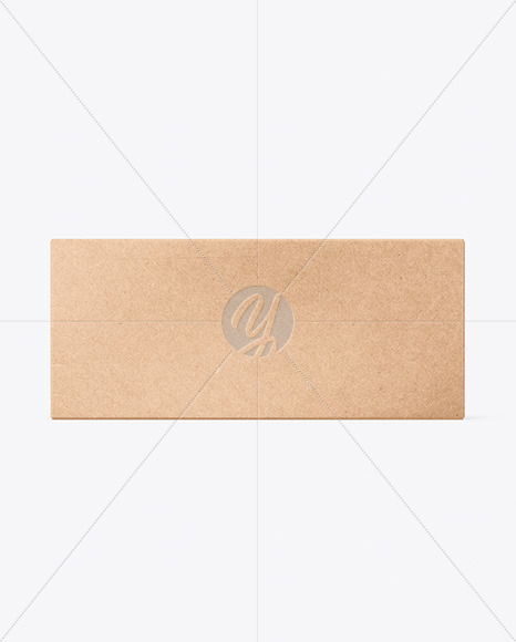 Kraft Box Mockup PSD #3