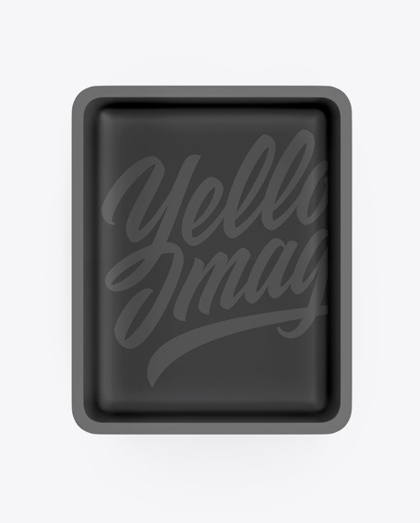 Plastic Tray Mockup PSD #1